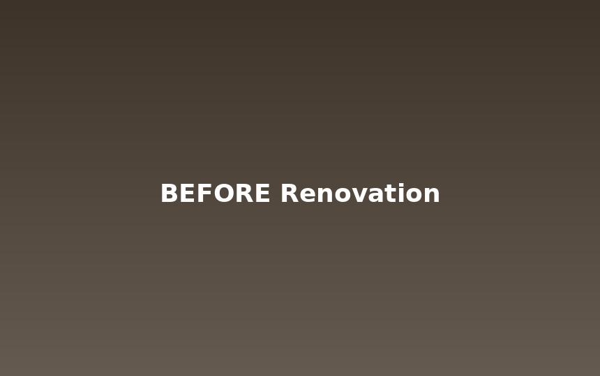Before renovation